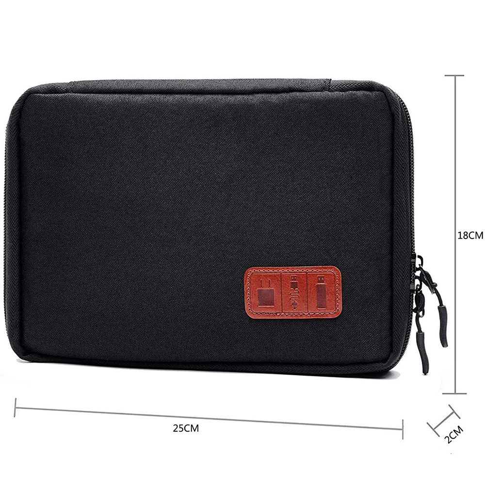 electronic cable organizer bag waterproof travel accessories carry cases cord storage bag for cable charger phone usb sd card free global shipping