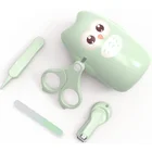 Триммер для ногтей для новорожденных, детский набор для ухода за ногтями, безопасная переносная машинка для стрижки ногтей, ножницы, пинцет с коробкой, детский набор для маникюра