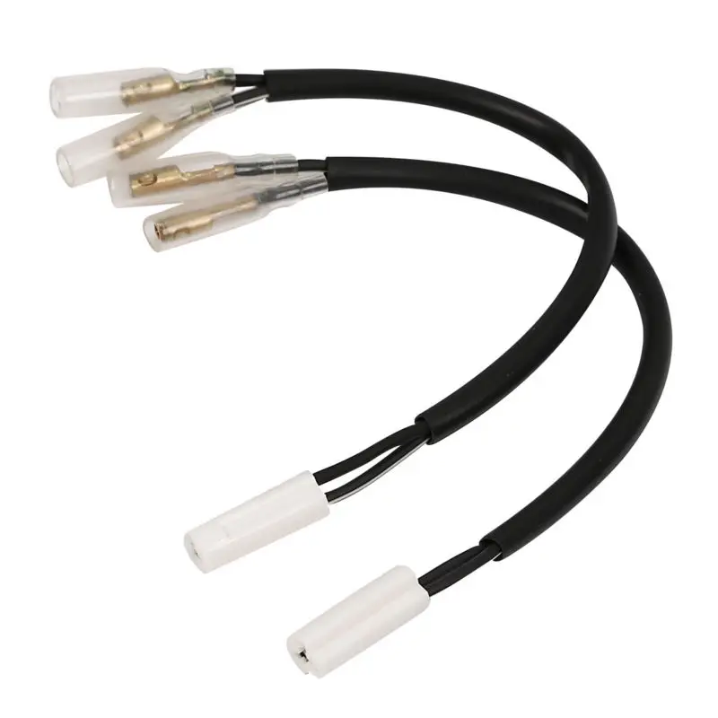 Motorcycle A pair Turn Signal Wiring Adapter Plug For Yamaha ZF 600 R1 R6 FZ1 FZ6 FZ6R FZ8 FZN XJ6 |