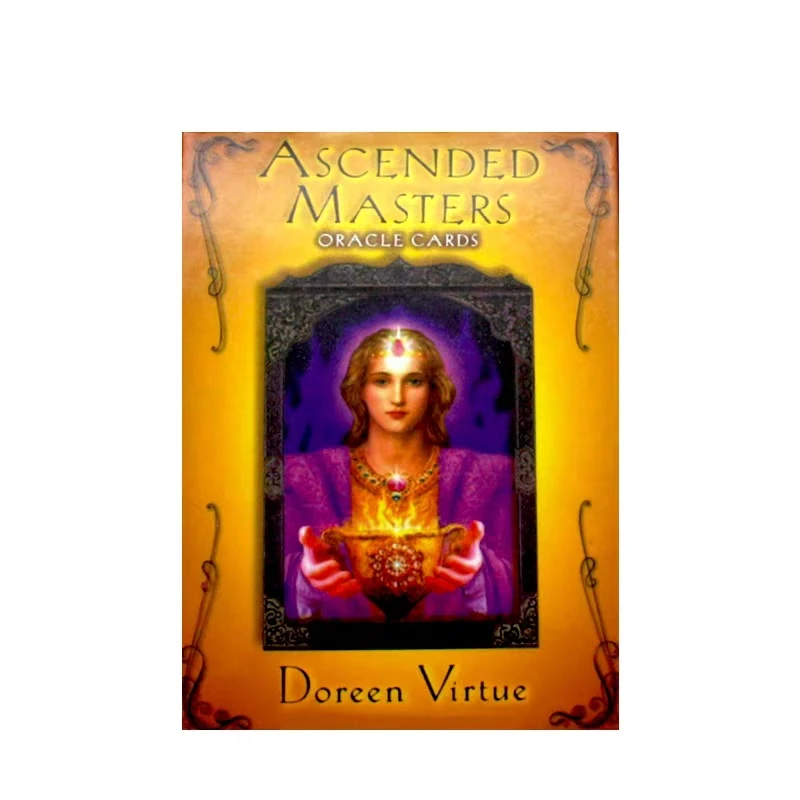 

English Oracle Divination Card Ascended Masters Ascended Master Oracle Card Gold-Plated Healing Tarot Card