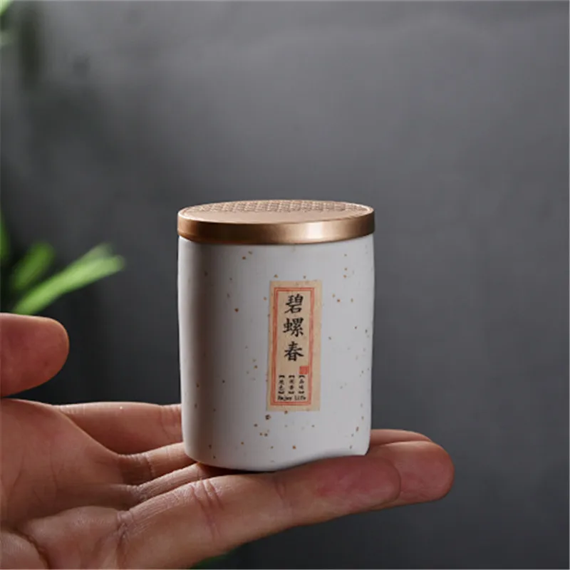 Чайный набор Celadon с металлическим уплотнением портативный керамический мини