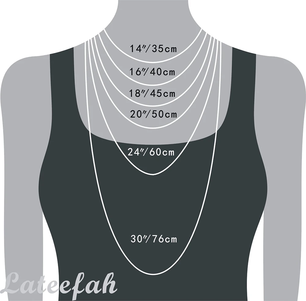 

Lateefah Custom Initials Necklace Fashion Personality Stainless Steel Charm Cute Chain Pendant Choker Jewelry For Woman Gifts