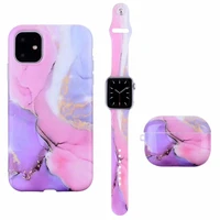 marble airpods pro case phone case for iphone 11 12 pro max se 2020 cover for xs max xs xr 7 8 plus caseswatchband strap