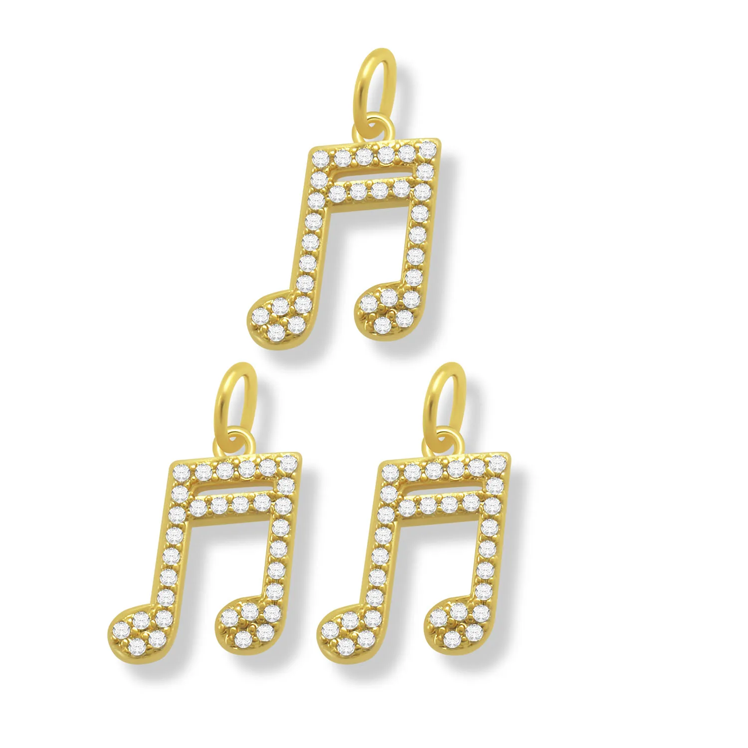 Позолоченный латунный кулон для ожерелья серег браслета | Украшения и аксессуары