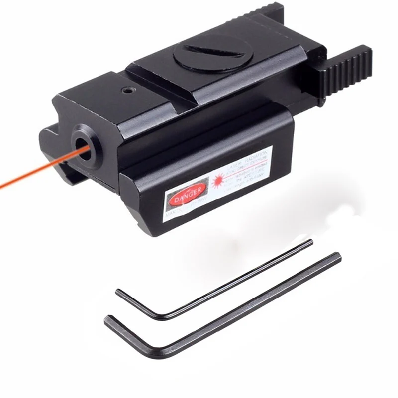 Тактические винтовые Огни США с красным лазерным прицел fit пистолет/G 17 19 20 21 22 23 30