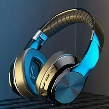 HIFI Wireless Headphones Bluetooth 5.0 Music Headset Over Ear Foldable Bass Earphone With Mic FM For Samsung iPhone Xiami PC TV