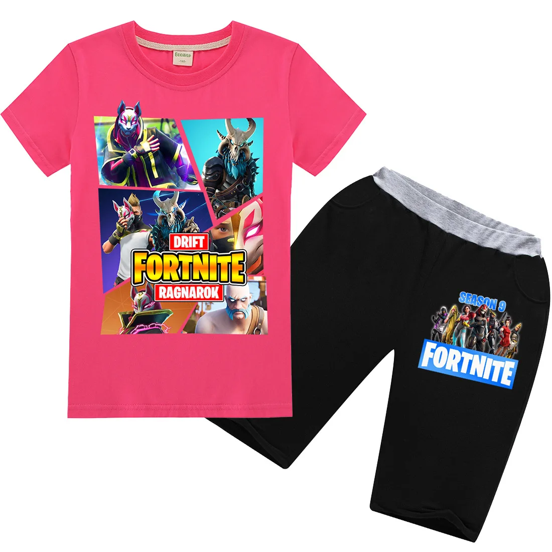 Детская футболка Fortnites крутая летняя мультяшная модные шорты для мальчиков и