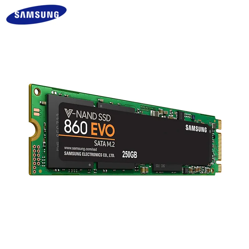SAMSUNG оригинальные SSD 860 EVO SATA M.2 1 ТБ 500 Гб 250 Внутренний твердотельный диск высокой