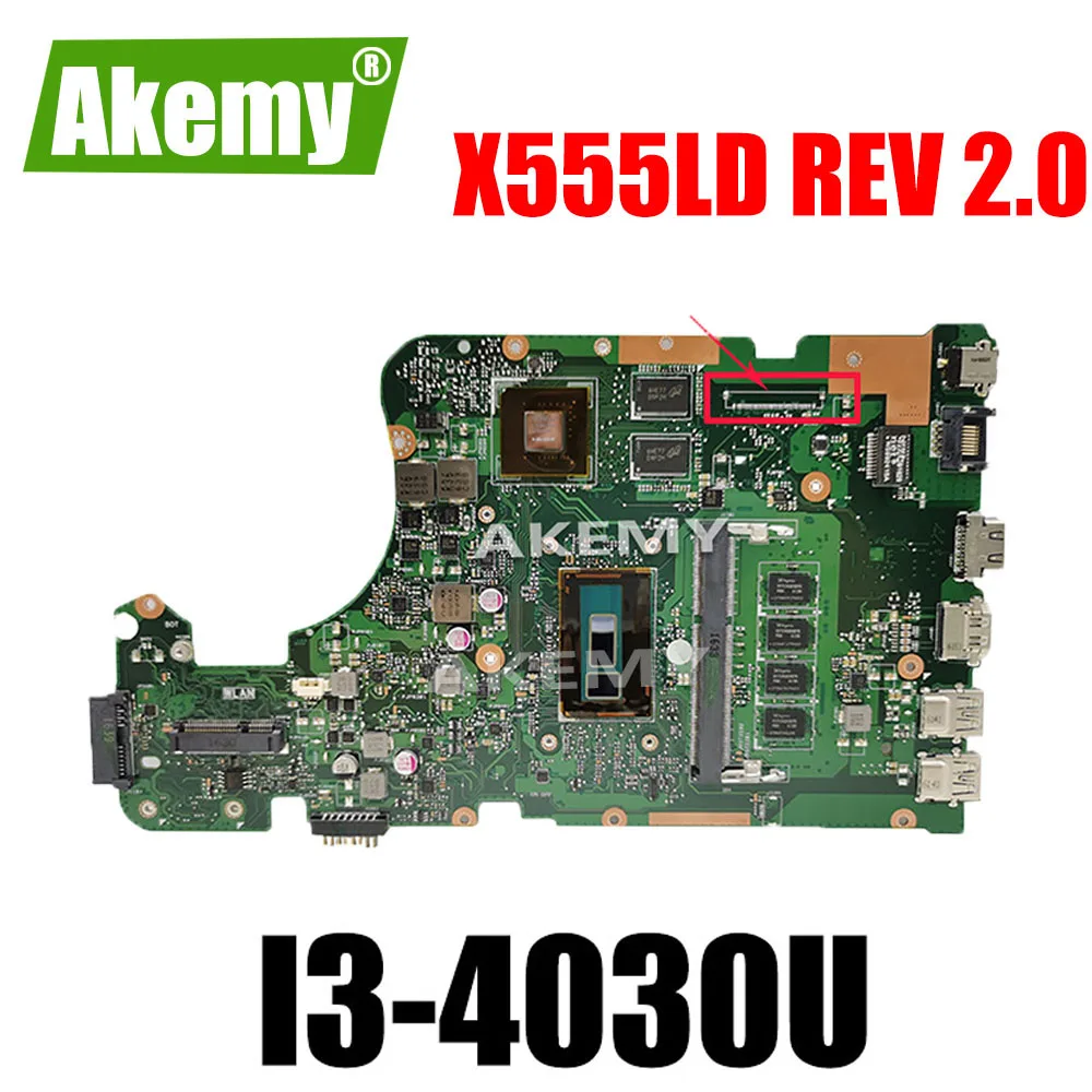 

X555LD материнская плата REV 2,0 i3 cpu 4 Гб RAM для For For For For Asus X555L X555LP A555L K555L F555L X555LJ материнская плата для ноутбука