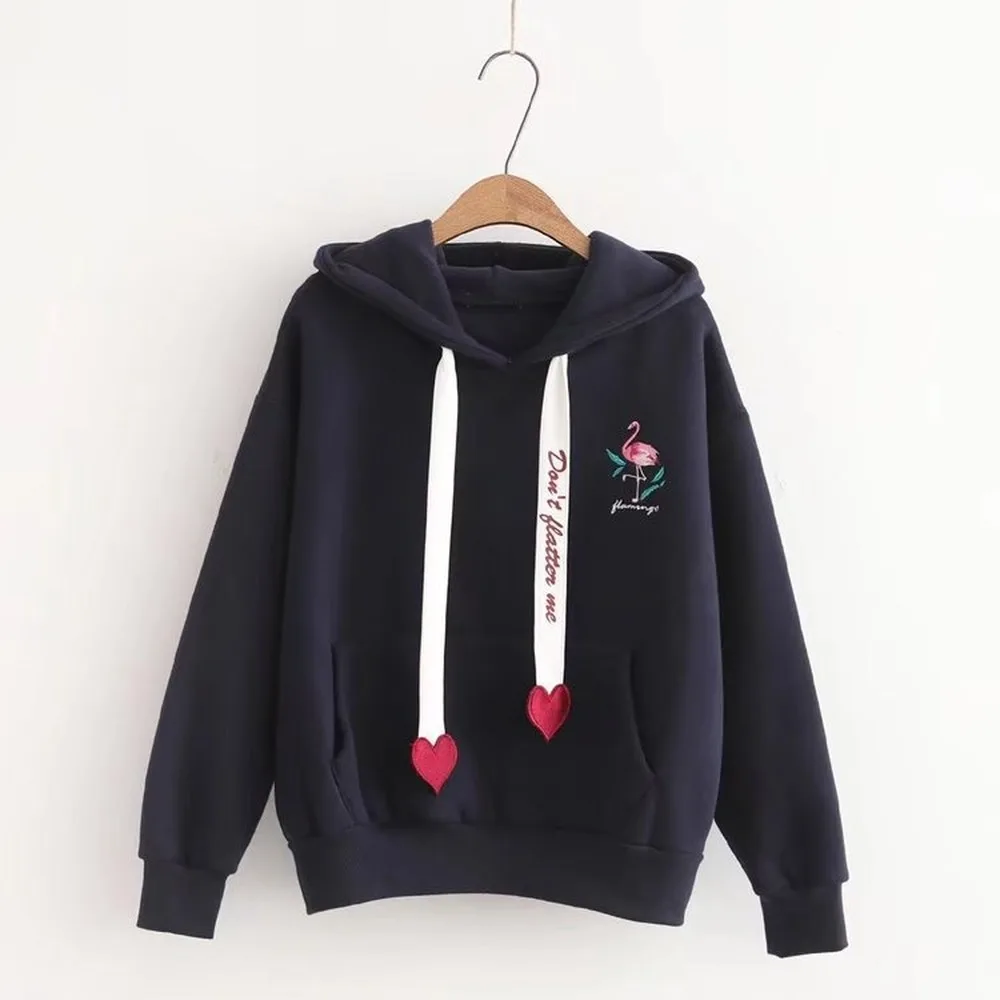 

Women Korean Style Fashion Sweatshirt Hooded Pink Hoodie Pullover Sweater