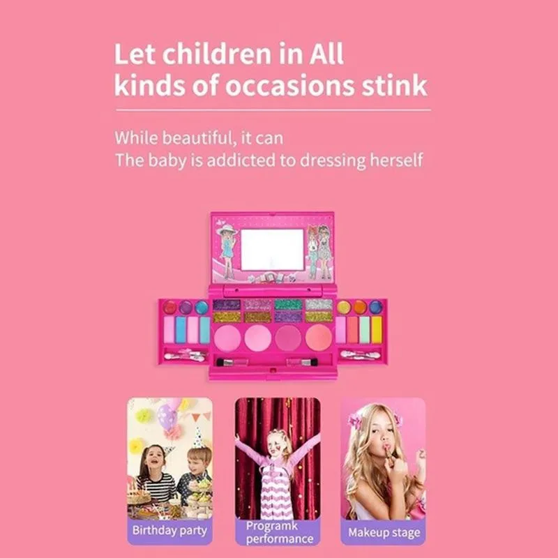 Детские игрушки для макияжа. Разнообразие аксессуаров макияжа и красоты.