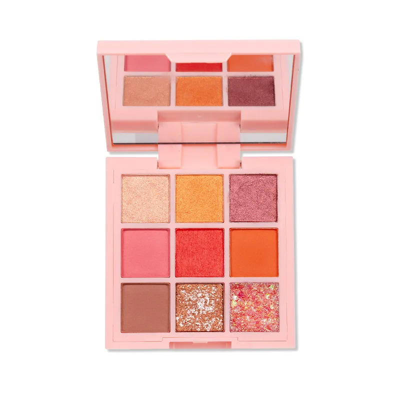 

9 Colors Fruit Eyeshadow Palette Matte Sequins Velvet Luster Eyeshadow Makeup Makeup Waterproof Non-Smudge Face Cosmetics