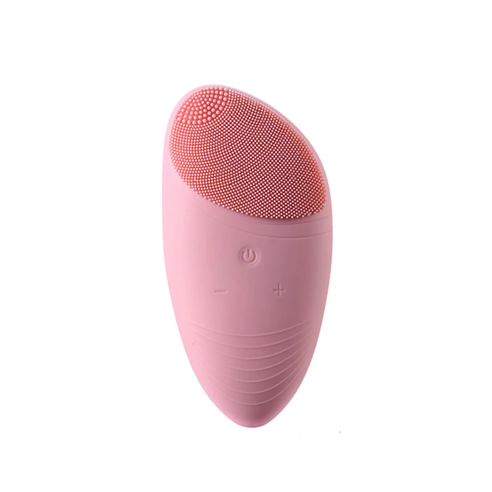 Face Cleansing Brush Electric Silicone Facial Deep Cleaning Pore Cleaner Massage Skin Care Waterproof Wash Artifact | Красота и