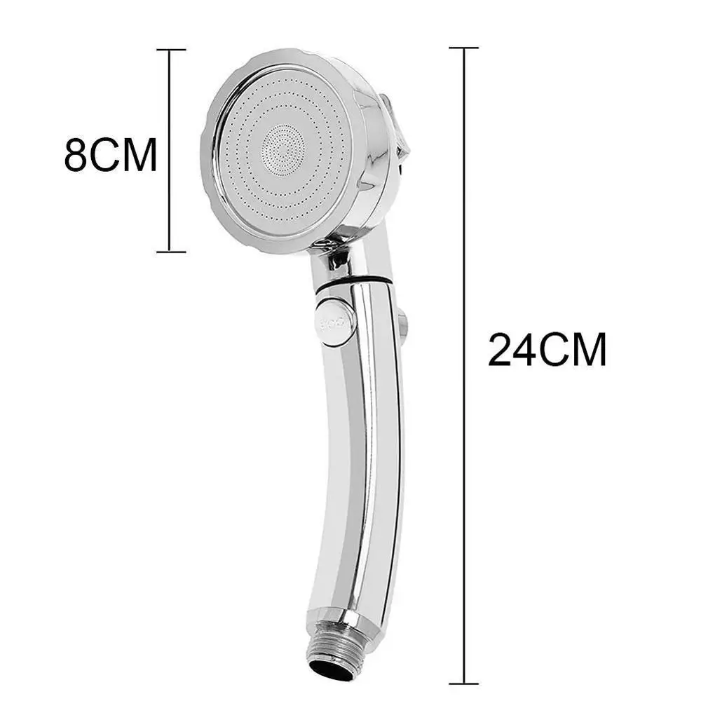 

360 Degrees Rotating Adjustable Water Saving Shower Water 3 set With Water Pressure Shower bathroom Button Mode Head Contro B6W2