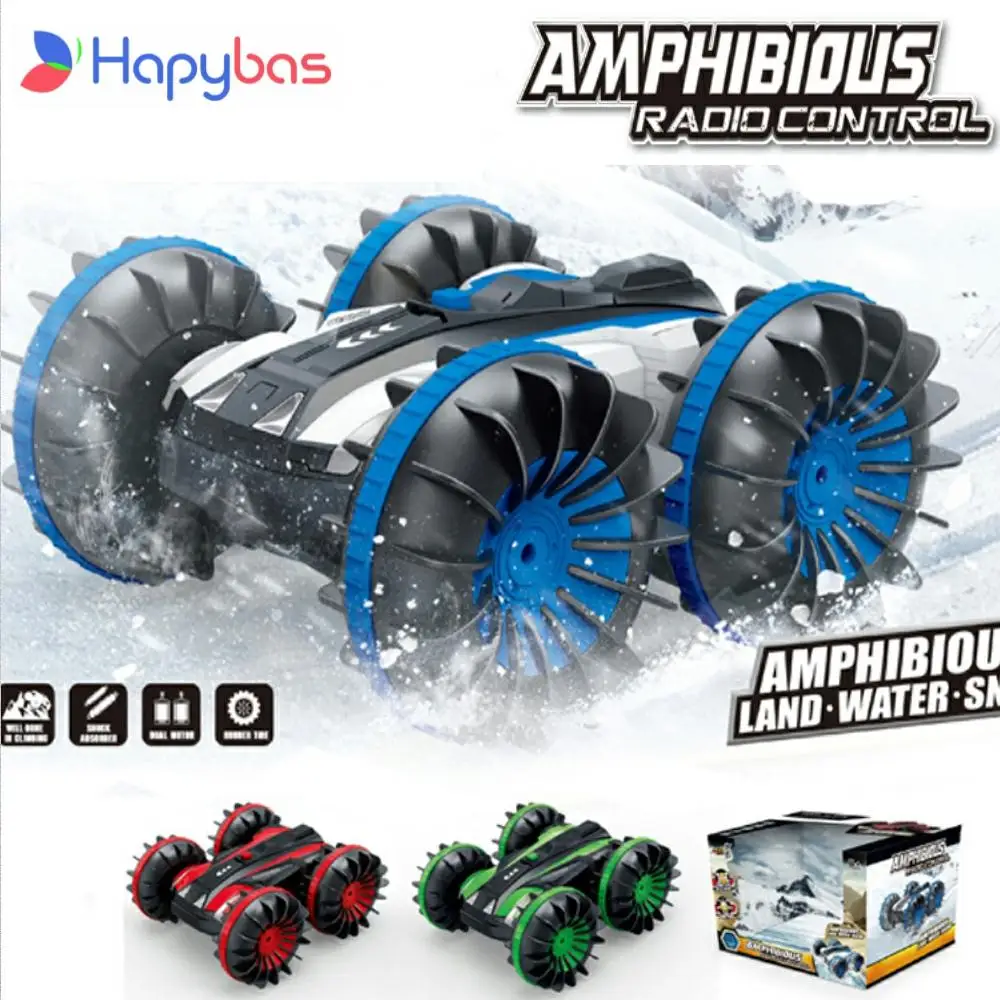 S Remote Control Stunt Car 2 Sides Waterproof Driving On Wat