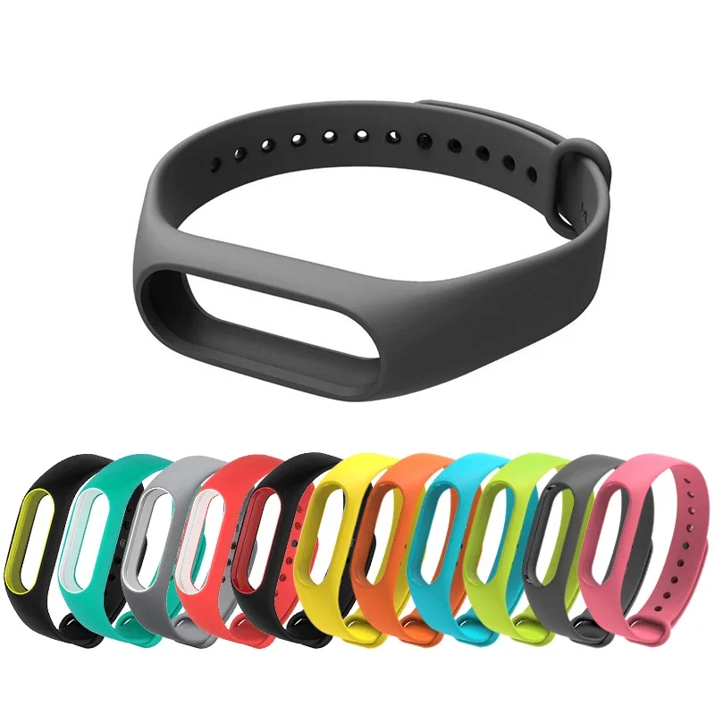 Силиконовый сменный ремешок Xiaomi цветной браслет для смарт-браслета Band 2 |