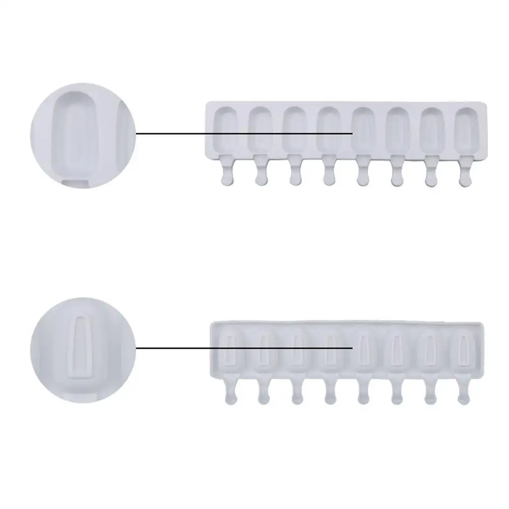 8 ячеек силиконовая форма для мороженого фруктового сока детского приготовления