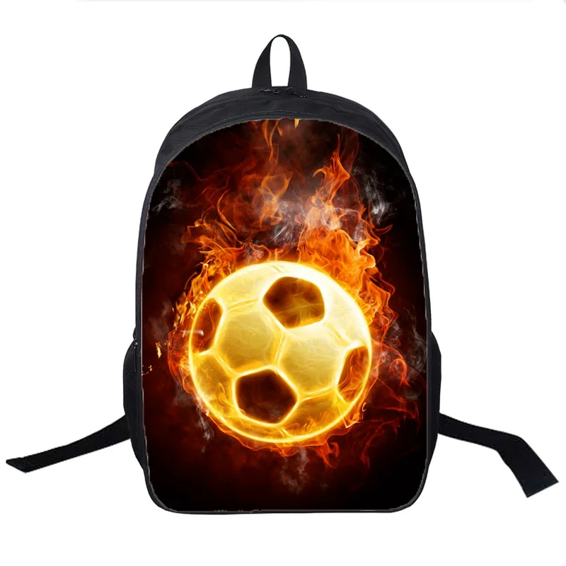 

Новый рюкзак с принтом футбольных мячей, школьный рюкзак для детей, любителей футбола 3D для подростков, рюкзак для мальчиков, рюкзак для ноу...