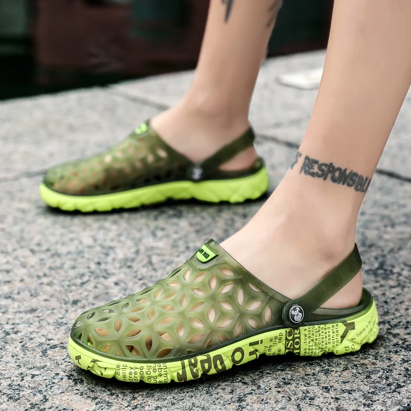 Мужская Летняя обувь размера плюс Большие размеры 35 44 Обувь для отдыха Тапочки на