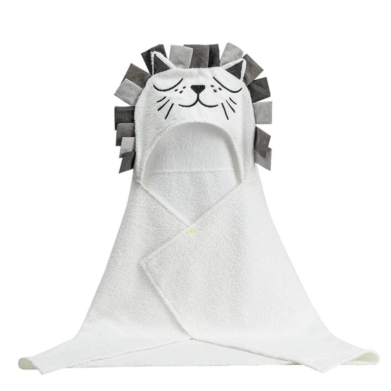 Банное одеяло для новорожденных из органического хлопка детское полотенце с