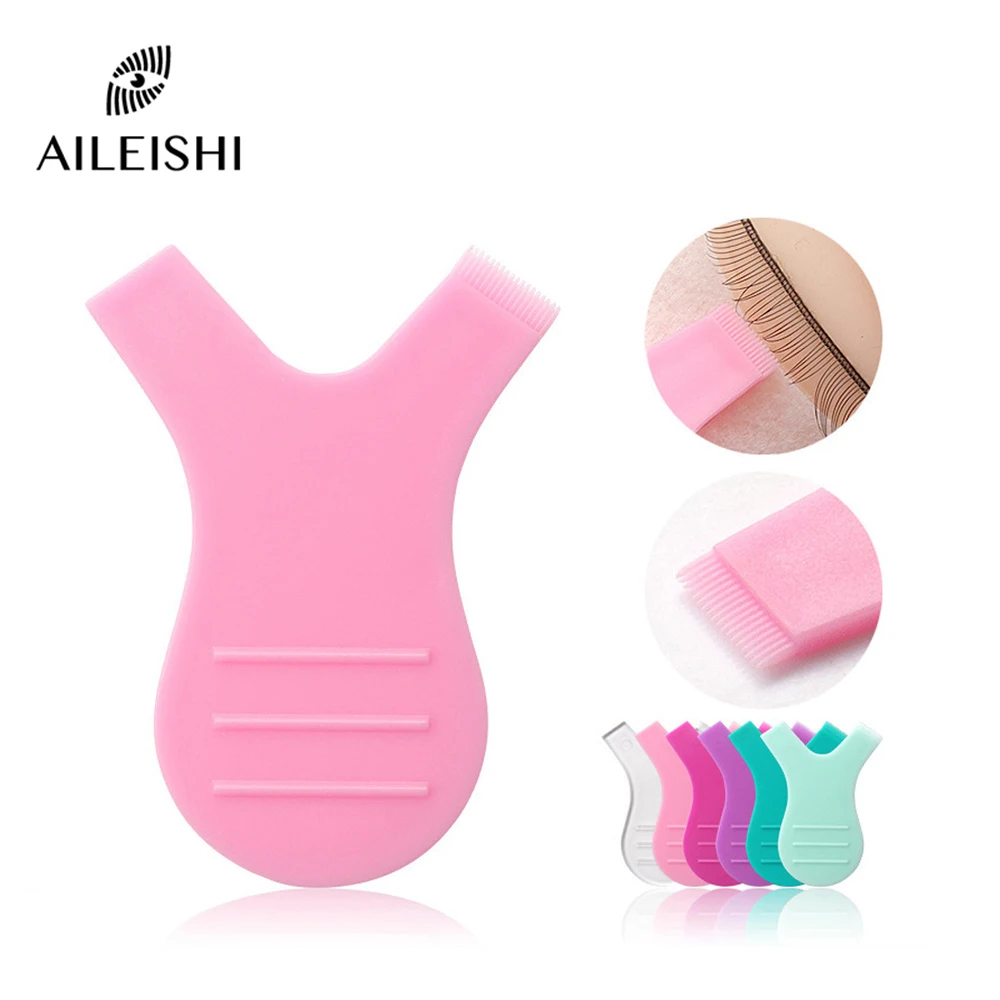 Наращивание ресниц 10 шт./упак. многоразовых Пластик щеточку для чистый Y Форма