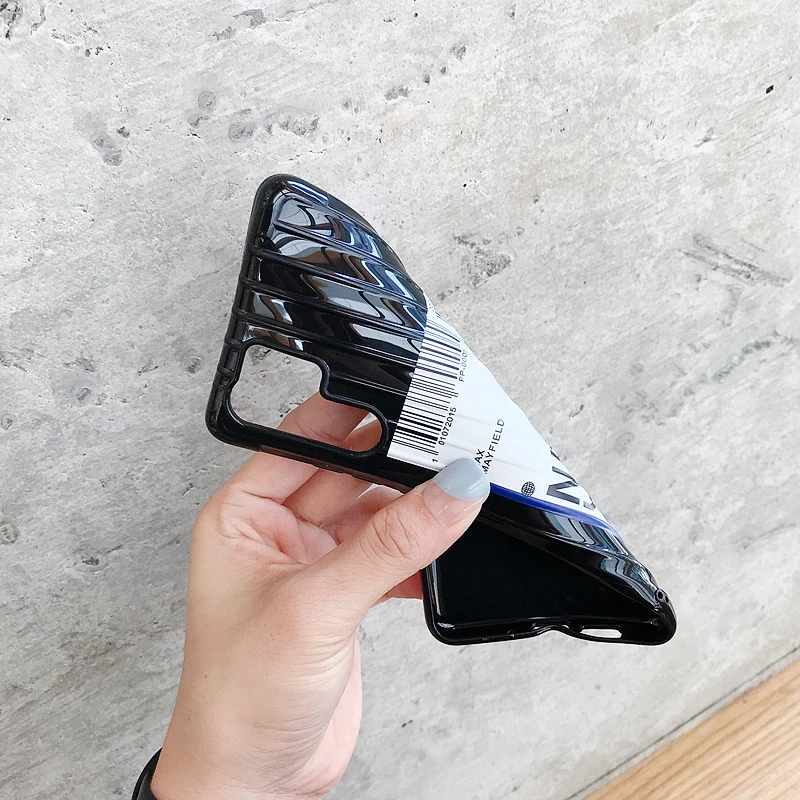 Полоса частот билет дизайнерский чехол-крышка для huawei P20 P30 Lite Mate20 Mate30 Pro/3/4/5/4E Honor 10
