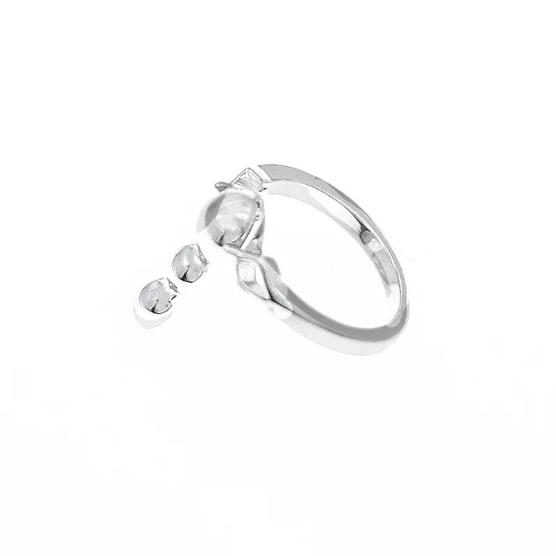 

AtelierSo Beading Sterling Silver Little Finger Ring Simple Cold Style Advanced Design Sense for Men and Women Small Ring Knuckl