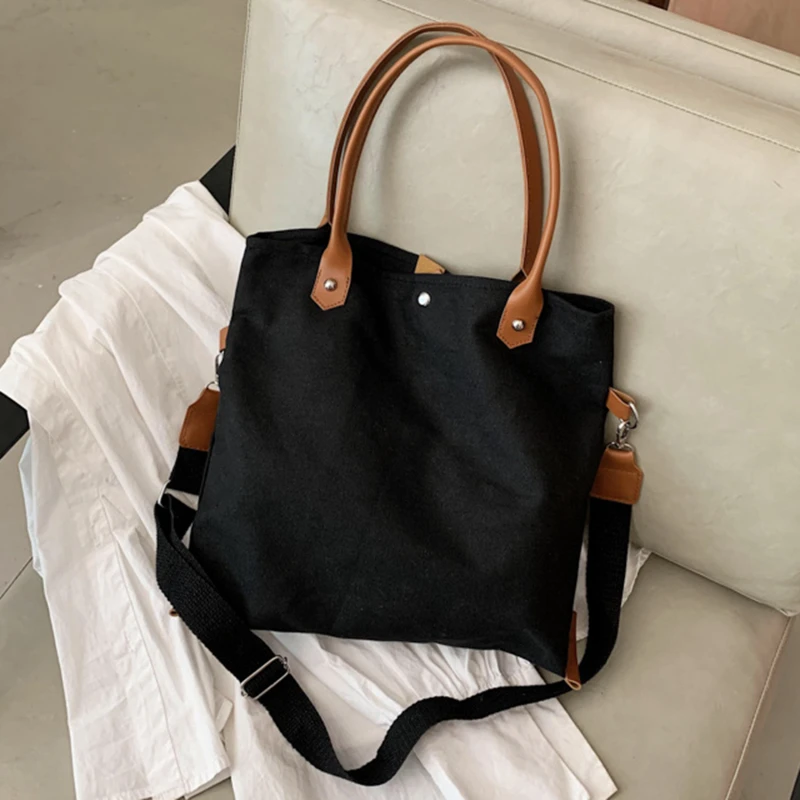 Сумка через плечо женская многоразовая однотонная | Багаж и сумки