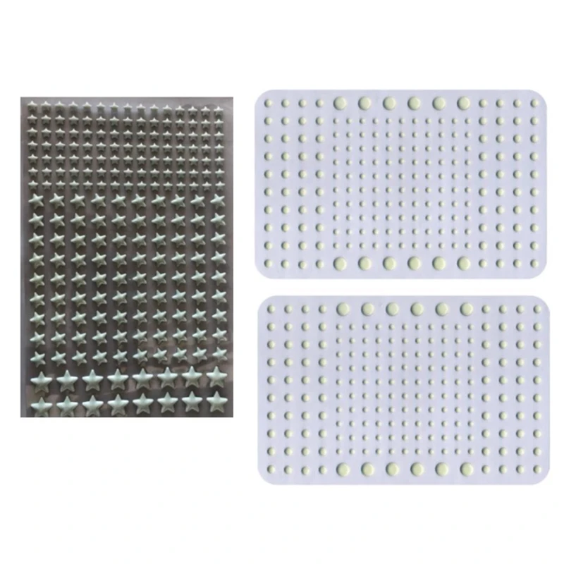 Светящийся потолок со звездами синие наклейки Звездное небо блестящее украшение