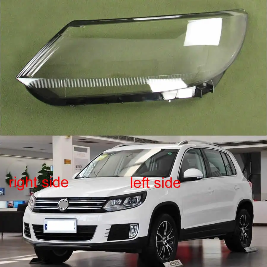 Для Volkswagen VW Tiguan 2013 2014 2015 2016 2017 чехол для фары прозрачный абажур кожух маска