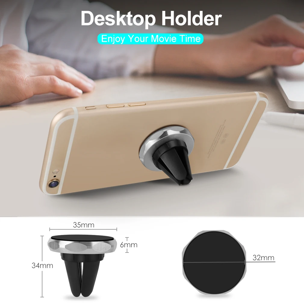 Автомобильный держатель для телефона Магнитный iPhone XS Max samsung Xiaomi подставка