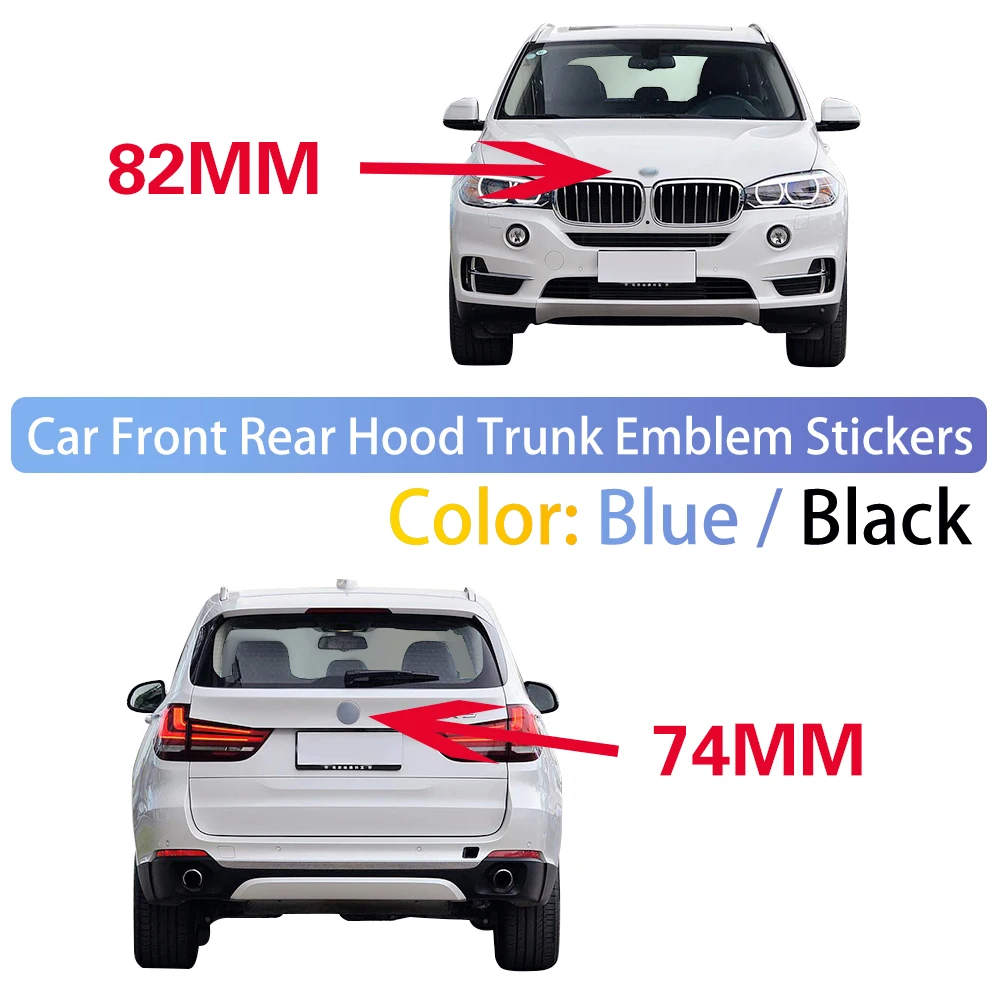 Эмблема автомобиля для E46 E39 E38 E90 E60 Z3 Z4 X3 X5 X6 51148132375 82 мм|Эмблемы| |