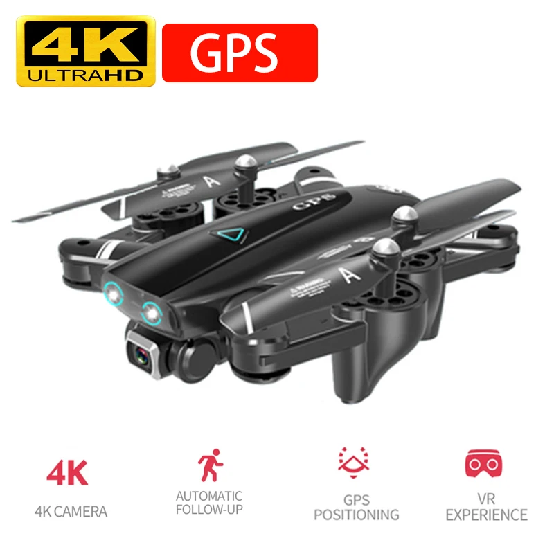 Gps Дрон 4k HD камера Квадрокоптер автоматический возврат Двойной gps