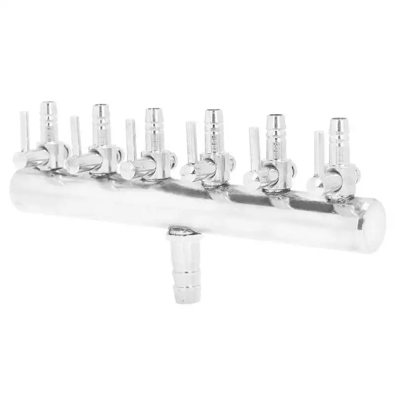 Распределитель воздуха 6 ‑Way для аквариума на солнечном питании Управление рычаг