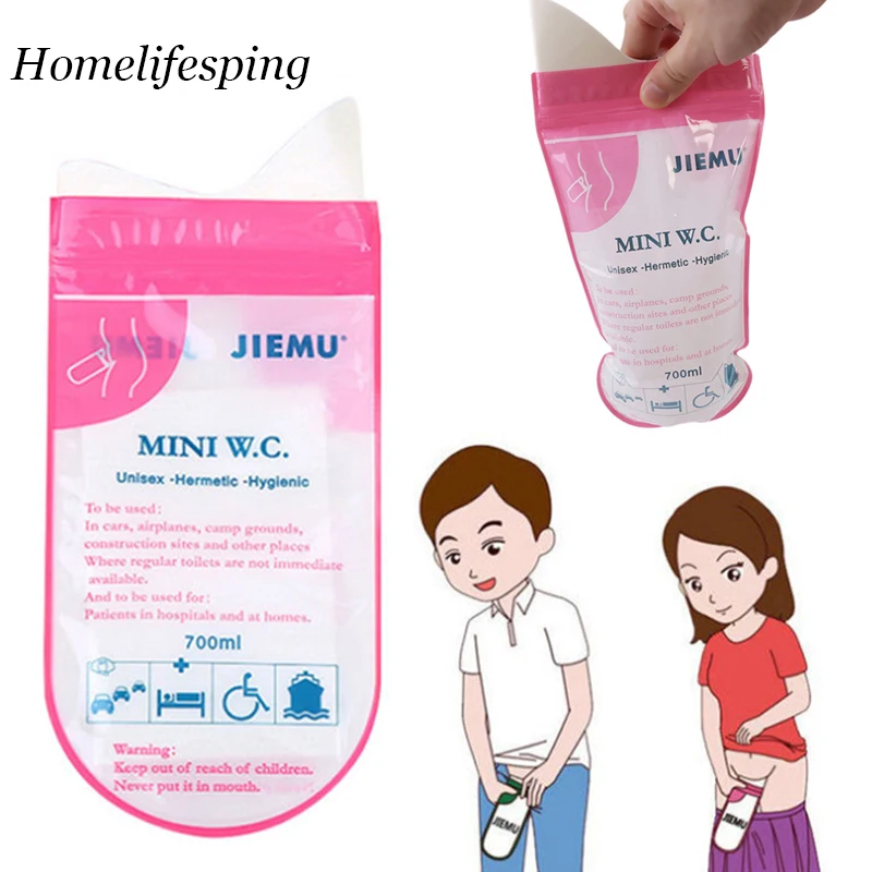 5 шт. одноразовые пакеты для мочи 700 мл | Обустройство дома