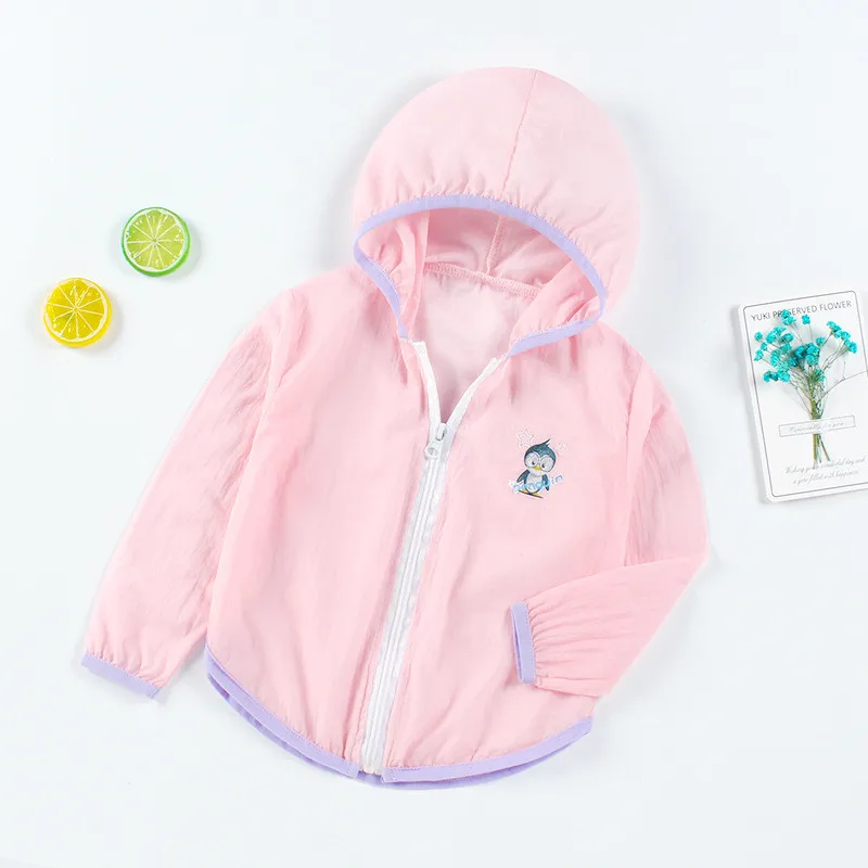 

clothes baby clothing cartoon coat girl toddler jacket sun-protective infant Jackets children kid Summer long beach clothing tod