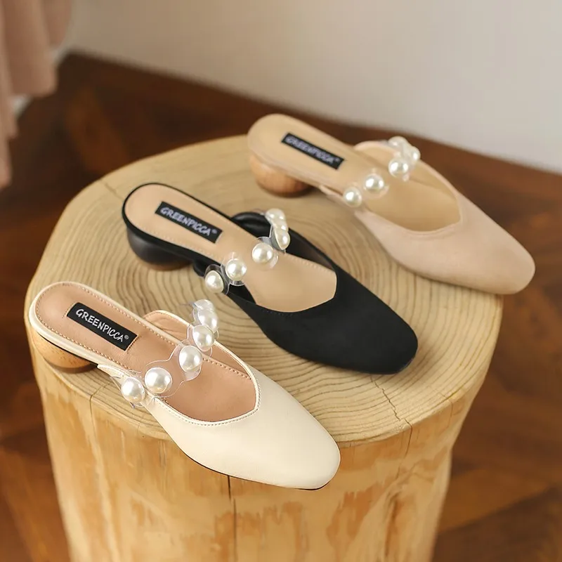 

Fashion Mules Slippers Women Summer Women Heteromorphic Heel Woman Sandals Woman Slippers Flip Flops Women Shoes