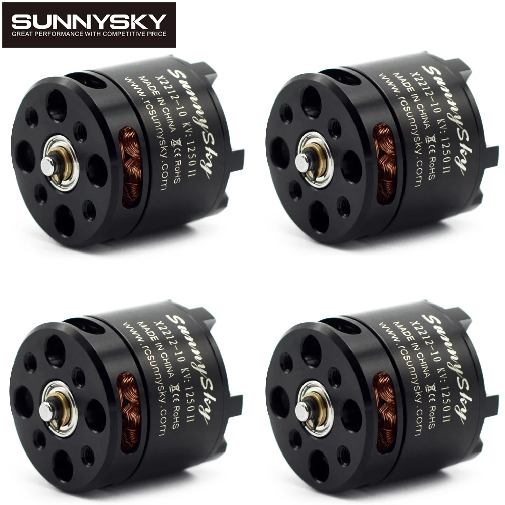 4 шт./лот SUNNYSKY X2212 980KV/1250KV/KV1400/2450KV вращающийся бесщеточный мотор(короткий вал) Quad-Hexa вертолет