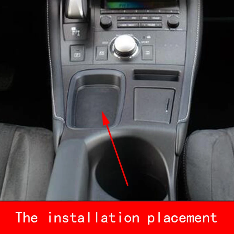Для Lexus CT CT200H CT200 10 Вт QI Беспроводное зарядное устройство для телефона, зарядная пластина, аксессуары для интерьера