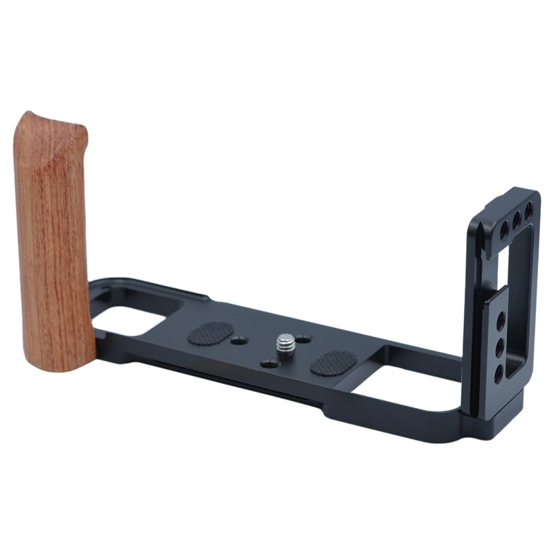 

L-образный кронштейн с деревянной ручкой для FUJIFILM GFX 50R Arca-Swiss Стандартная L-Пластина Монтажная пластина