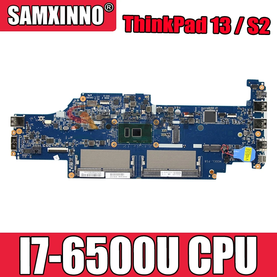 

Материнская плата для ноутбука ThinkPad 13 / S2 DA0PS8MB8G0 с процессором I7 6500U FRU 01AY553 01AY552 01AY562 01AY563, материнская плата