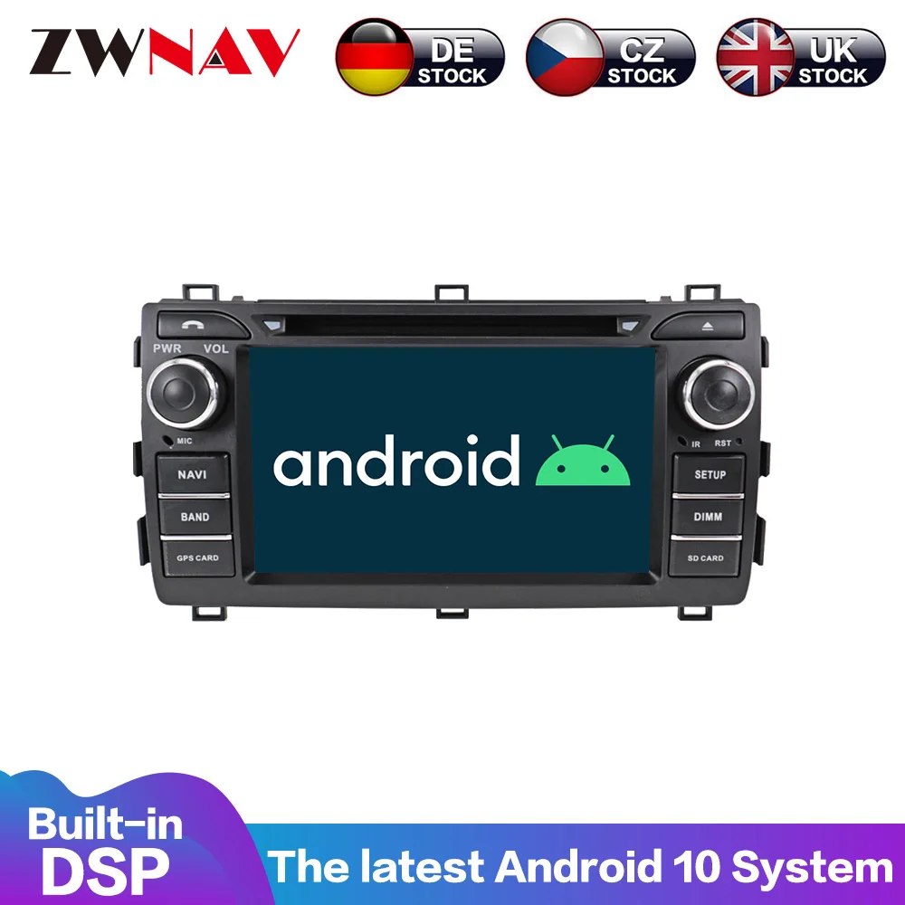 

Android 10 PX6 4 + 64G с DSP Carplay IPS экран для Toyota RAV4 Новый 2013-2017 большой экран AC автоматическое радио