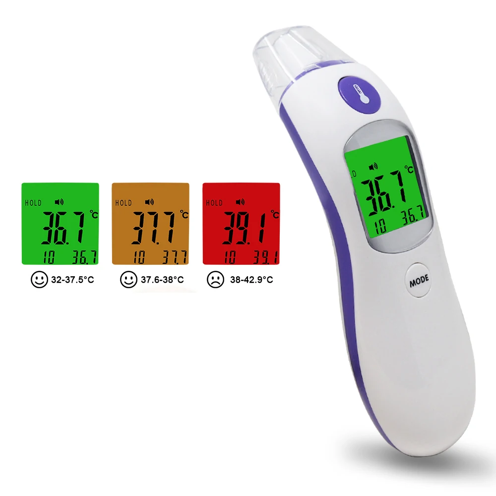 В наличии цифровой инфракрасный термометр Бесконтактный измеритель