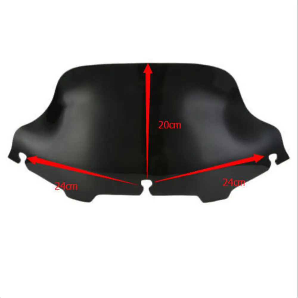8&quot Wave Windshield Windscreen For Harley Electra Glide FLHT FLHX 1996-2013 |