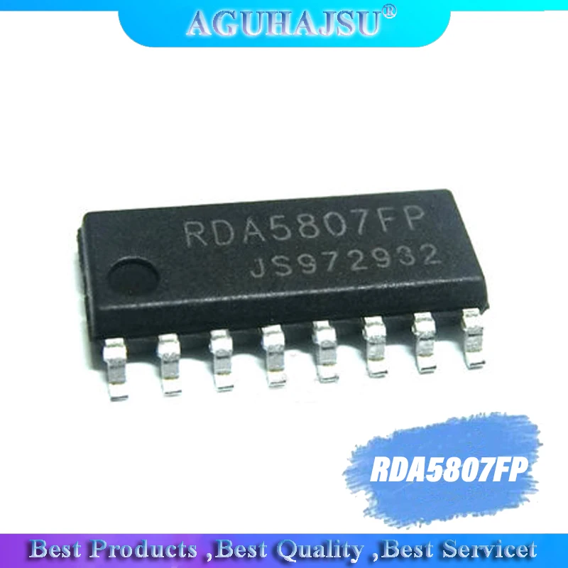10 шт. RDA5807FP SOP 16 RDA5807 SMD FM стерео радио чип|Интегральные схемы| |