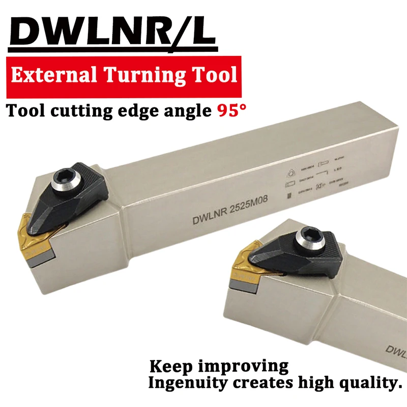 

1PCS High Quality DWLNR1616H08 DWLNR2020K08 DWLNR2525M08 External Turning Tool Holder DWLNR DWLNL CNC Lathe Tools