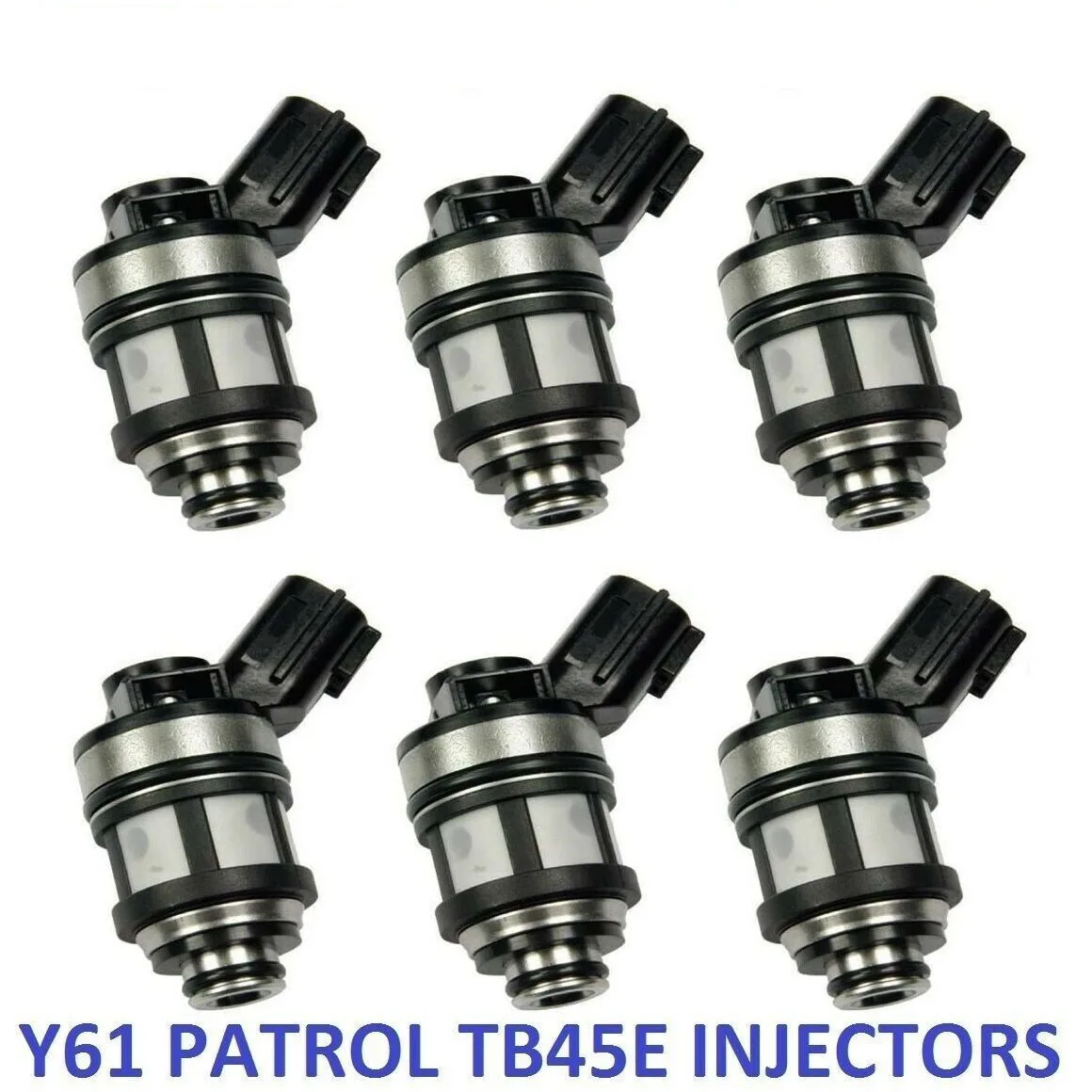 

6 x FUEL INJECTORS 16600-28Y10 for NISSAN PATROL GU Y61 TB45E 4.5L 97-00 INJECTOR 4WD TB45