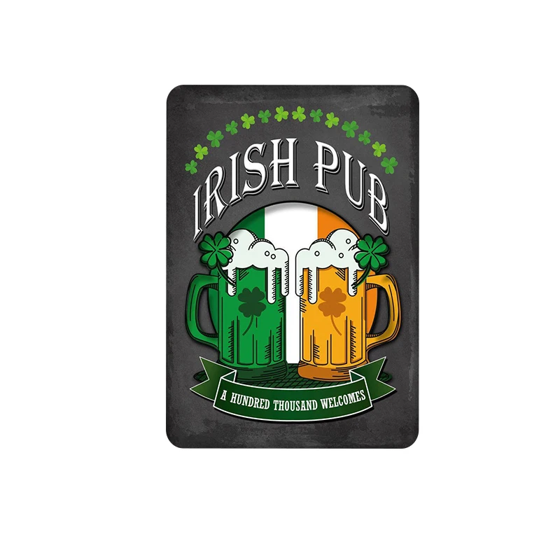 Beer Wine Cup Series Tin Sign Metal Wall Plaques Decor Bar Pub Restaurant Kitchen Plate Poster Art Craft Painting Decoration | Дом и сад
