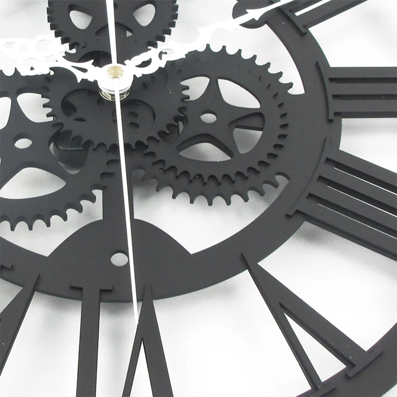 Промышленные настенные часы декоративные промышленный стиль Римский номер