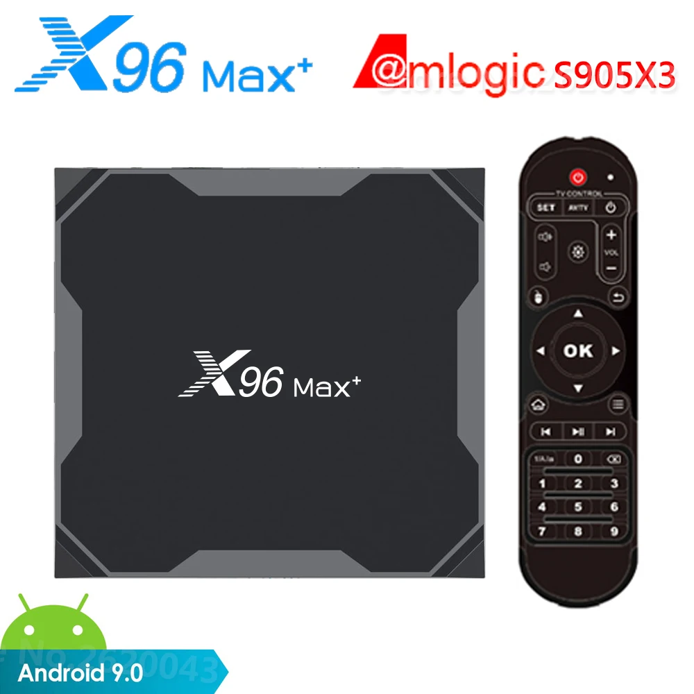 ТВ приставка X96 MAX PLUS Android 9 0 Amlogic S905X3 4 + 32/64 ГБ Wi Fi Bluetooth 4K HD|ТВ-приставки и